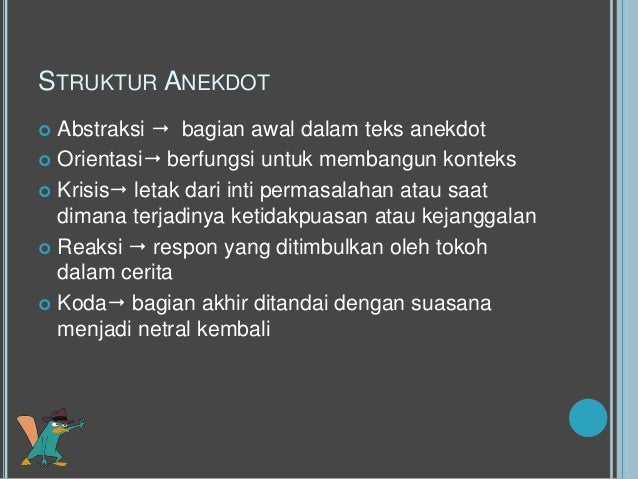 Teks Anekdot
