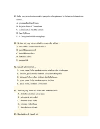 Teks anekdote | PDF