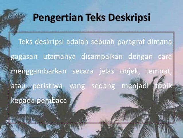 Teks Deskripsi