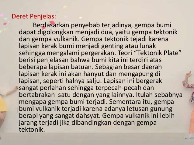Contoh Teks Eksplanasi Tentang Gempa Bumi - Aneka Contoh
