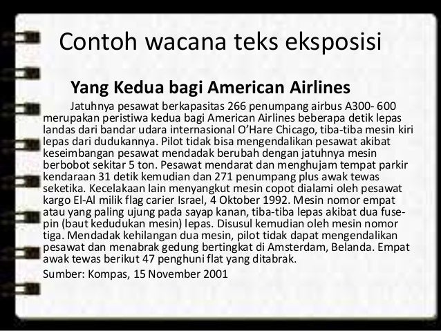Teks eksposisi