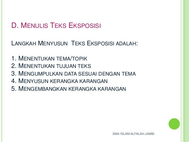 Teks eksposisi