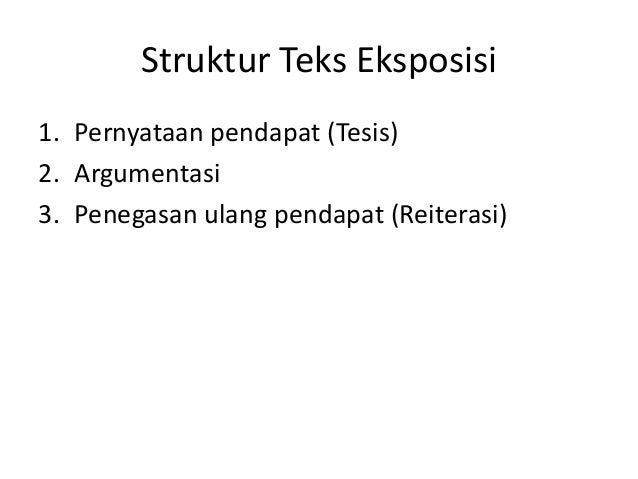 PresentasiTeks Eksposisi