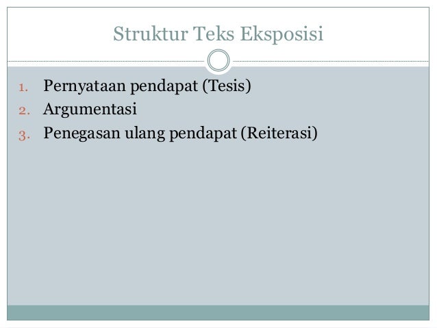 Teks eksposisi