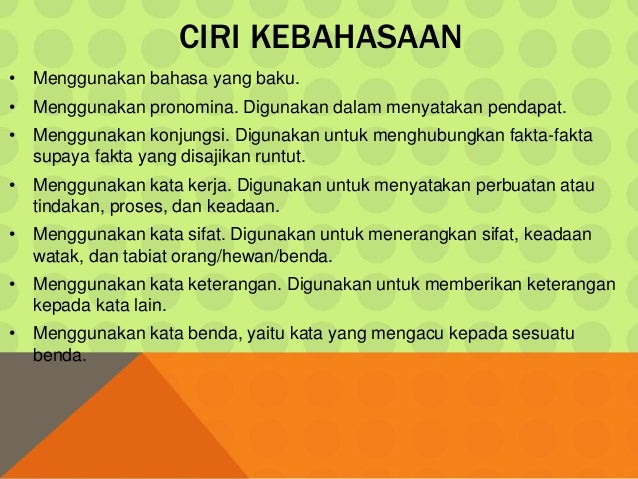 Teks Eksposisi Teks Eksposisi