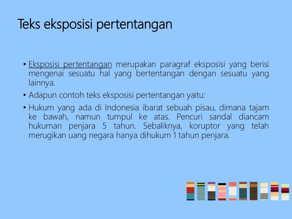 Teks eksposisi (BAHASA INDONESIA KELAS X SMT 1)