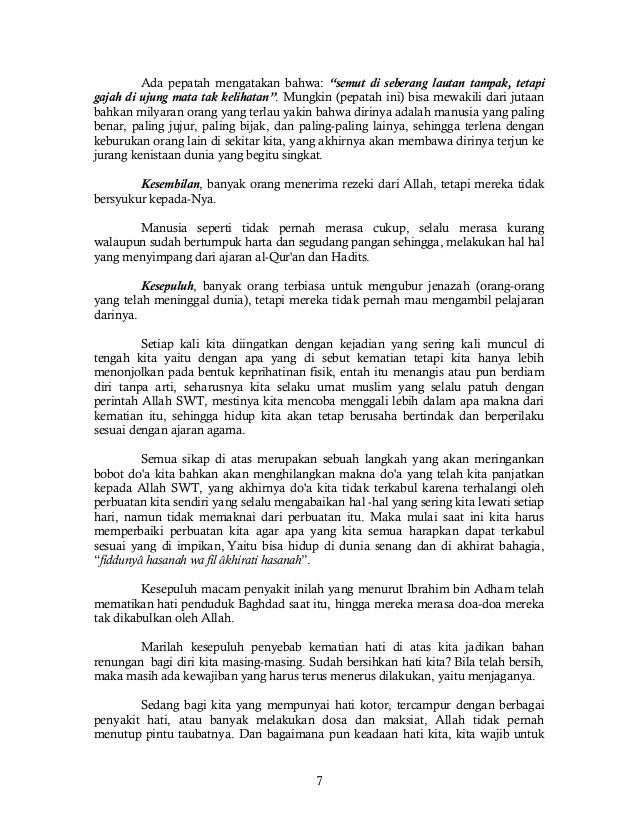 Doa Untuk Semua Umat Islam Dilakukan Pada Khutbah Yang Ke 