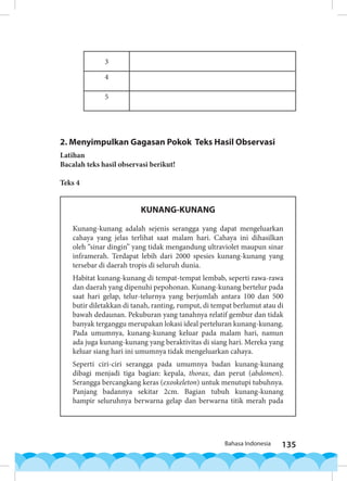 Gagasan Pokok Teks Laporan Tersebut Adalah Teks laporan hasil dan observasi