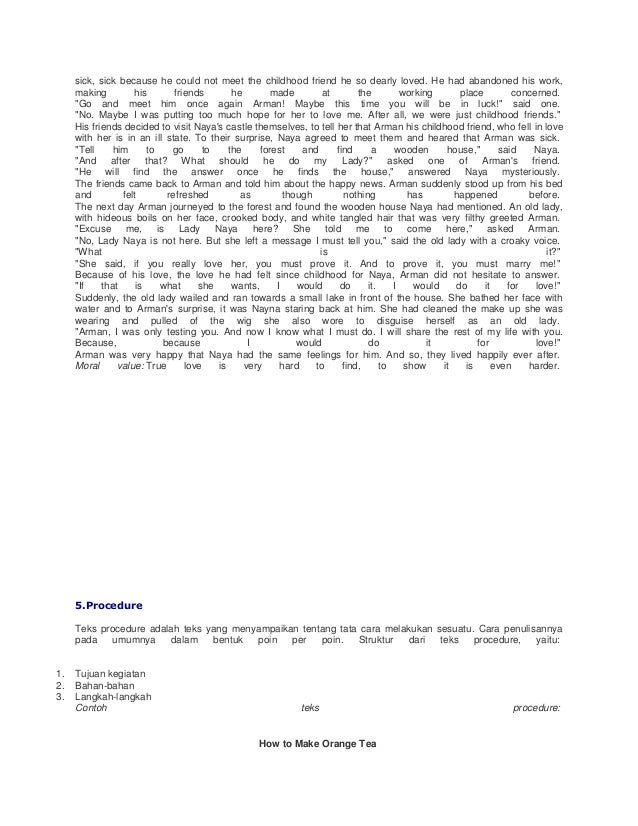 Teks Monolog Bahasa Inggris