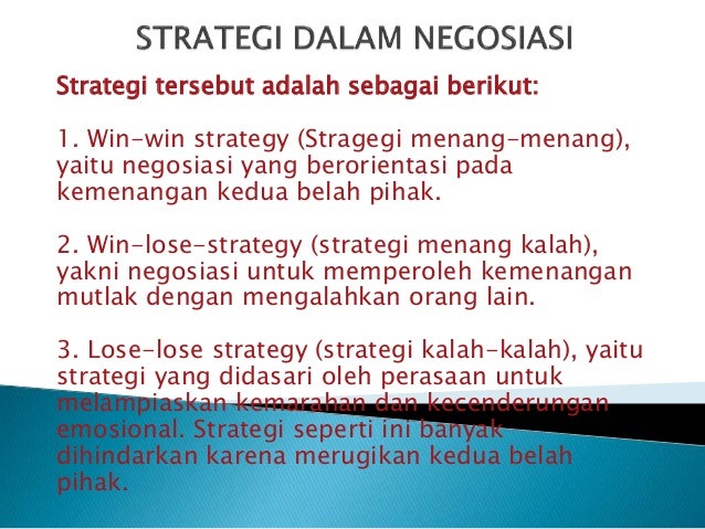 Teks Negosiasi