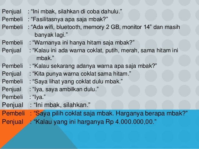 Teks Negosiasi
