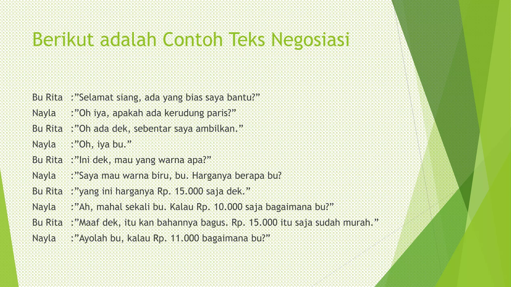 Teks negosiasi