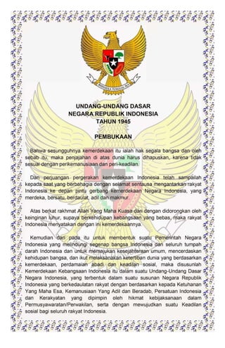 Teks pancasila & uud 45