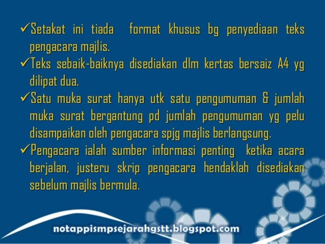Teks pengacara majlis dian pijut_cor Teks pengacara majlis dian pijut_cor