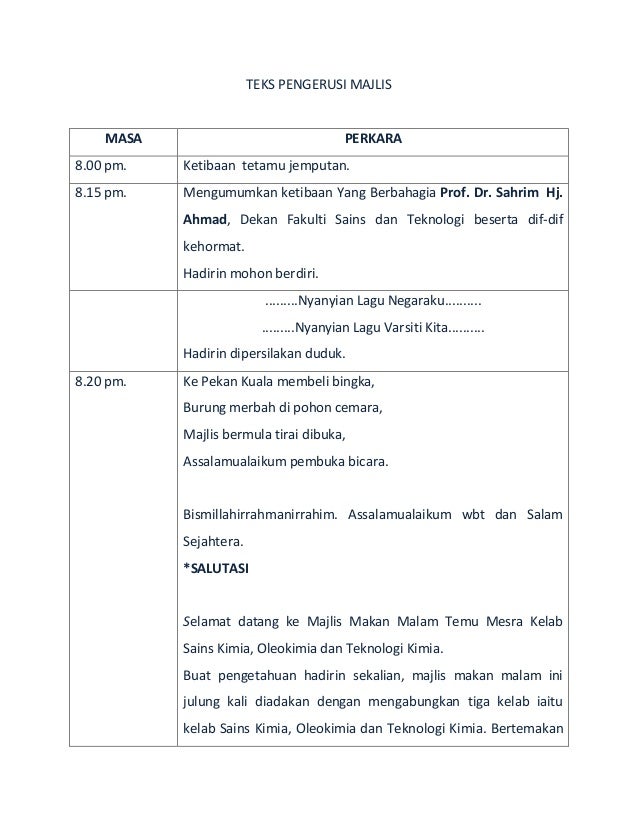 Contoh Surat Lantikan Pengacara Majlis