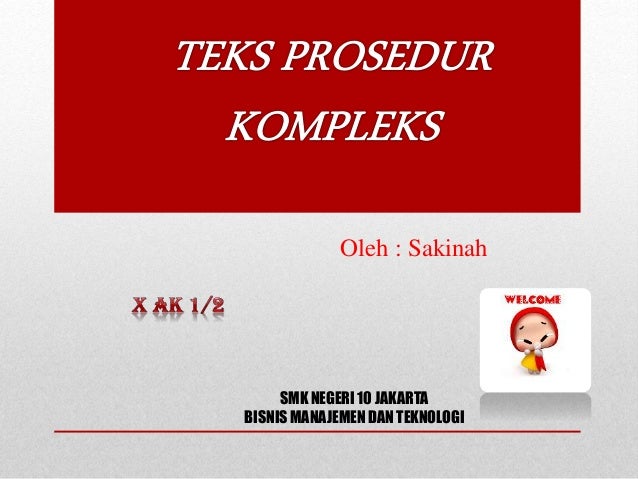 Teks Prosedur