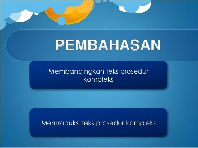 Teks Prosedur Kompleks