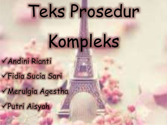 Teks Prosedur Kompleks