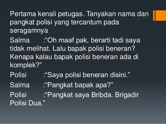 Teks Prosedur Kompleks Suci