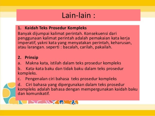 Teks prosedur kompleks-bahasa indonesia