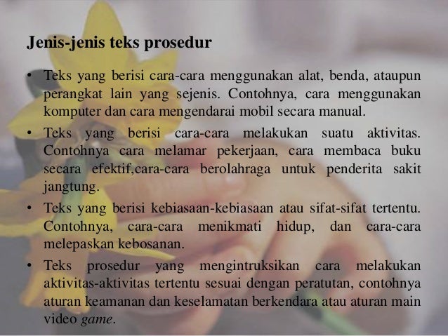 Teks prosedur kompleks kelompol iv