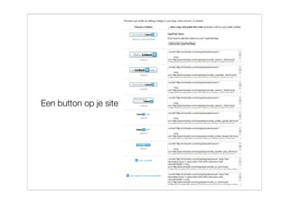 Een button op je site
 