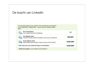 De kracht van LinkedIn
 