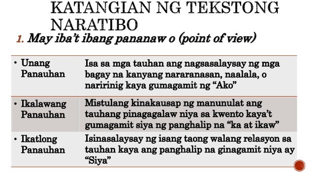 5 Halimbawa Ng Tekstong Naratibo – Halimbawa