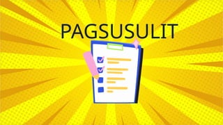 Pagsusulit Sticker tekstong persuweysib sa ikalawang Markahan ng Filipino | PPTX