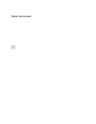 Sekian, terima kasih.
 