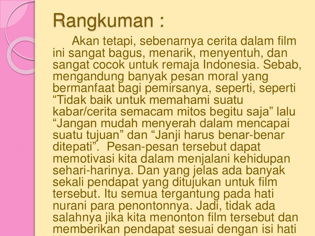 Teks ulasan film love story
