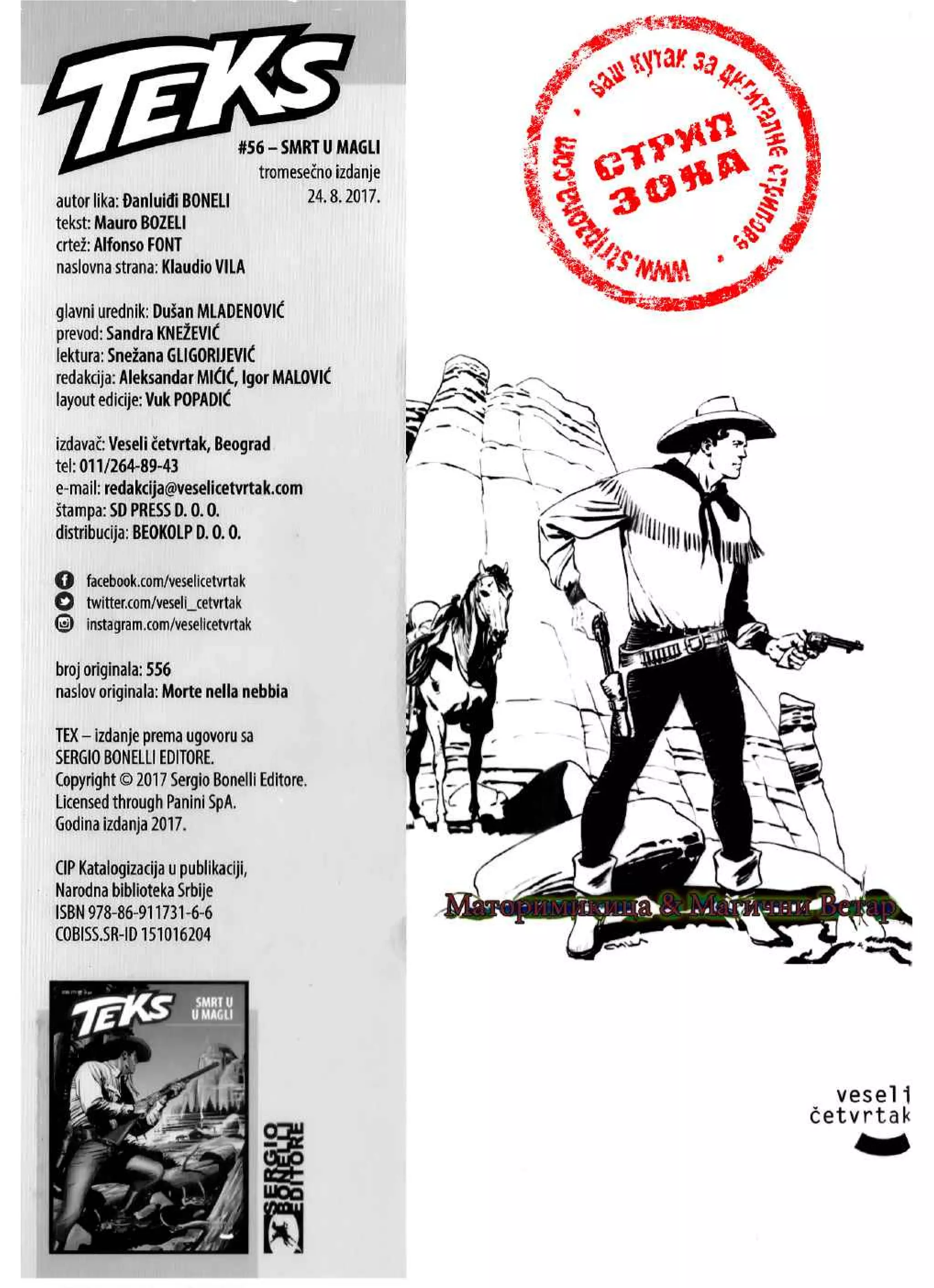 Teks Viler VC 056 - Smrt u magli