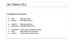 Cloud-Native CI/CD on Kubernetes with Tekton Pipelines | PDF