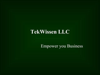 TekWissen LLC Empower you Business  
