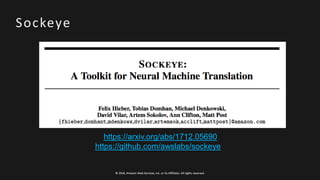 Speed up your Machine Learning workflows with build-in algorithms | PPT