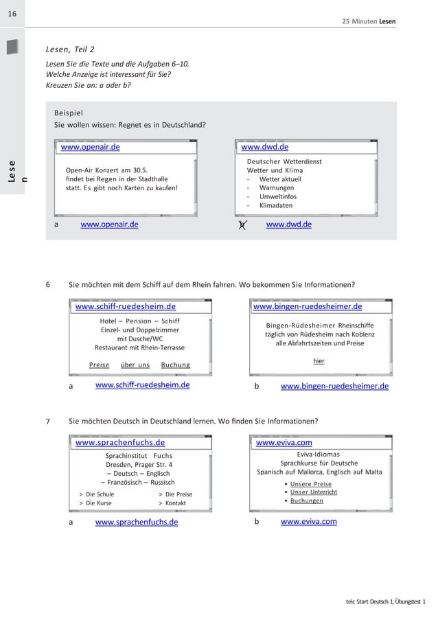 Telc C2 Prüfung Modelltest Pdf telc Deutsch A1 Prüfung - Modelltest - Übungsmaterial kostenlos