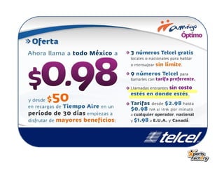 Una nueva tarifa OPTIMA para tu amigo