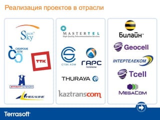 Реализация проектов в отрасли
 