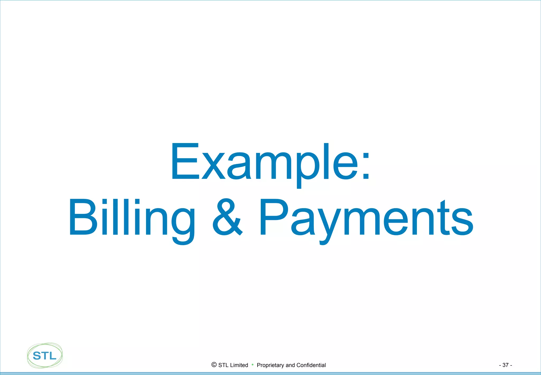 Example: Billing & Payments 