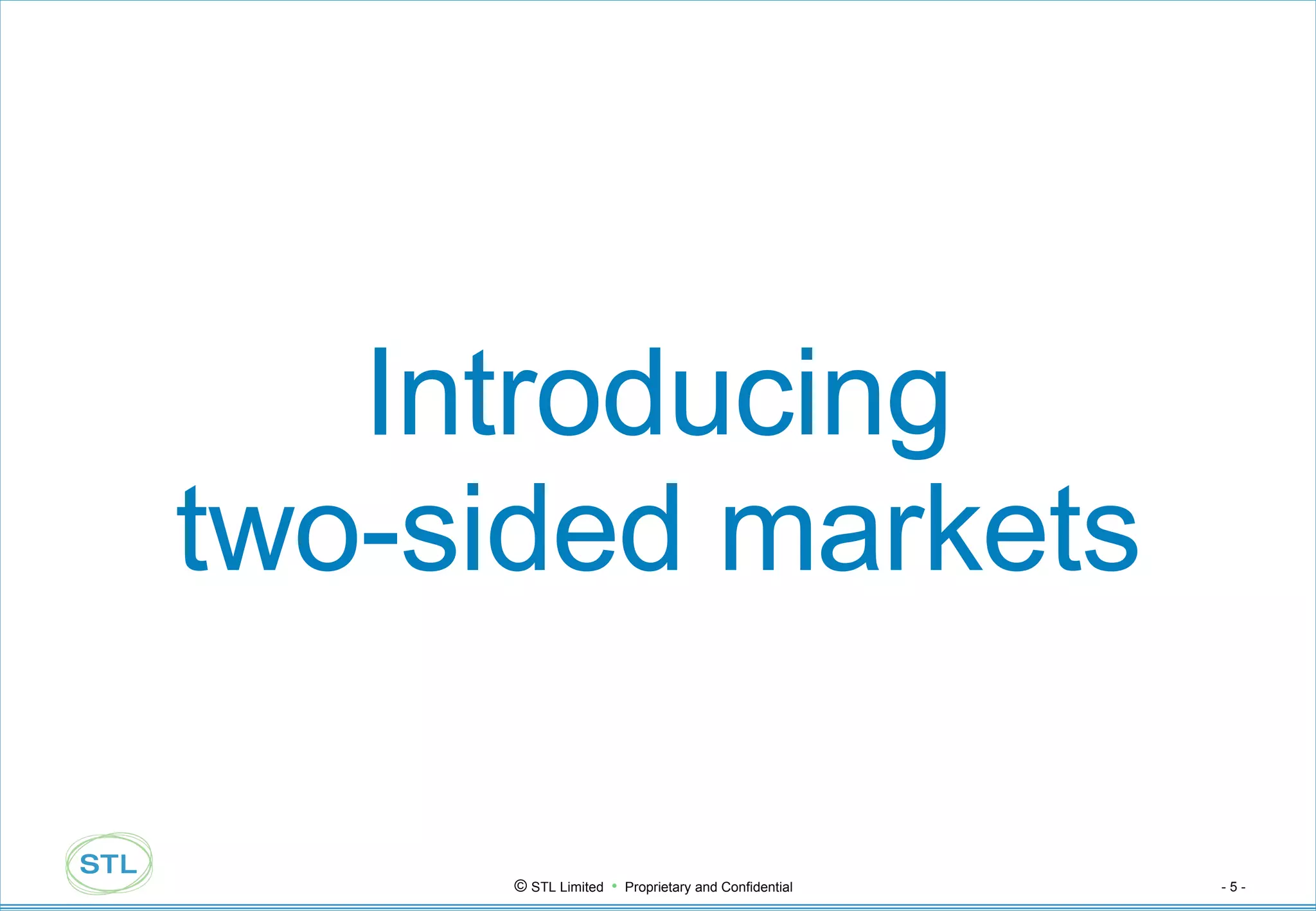 Introducing two-sided markets 