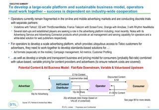 To develop a large-scale platform and sustainable business model, operators must work together – success is dependent on i...