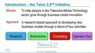 Telco 2.0 'two-sided' business model - Intro