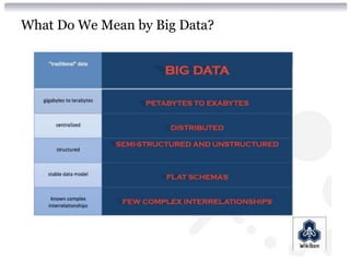 What Do We Mean by Big Data?




               © 2012 Alan Quayle Business and Service Development   21
 