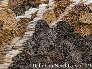 Data You Need Lots of It!!
© 2012 Alan Quayle Business and Service Development   7
 