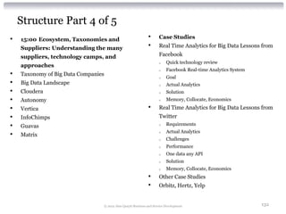 Structure Part 4 of 5
•   15:00 Ecosystem, Taxonomies and                          •      Case Studies
    Suppliers: Unde...
