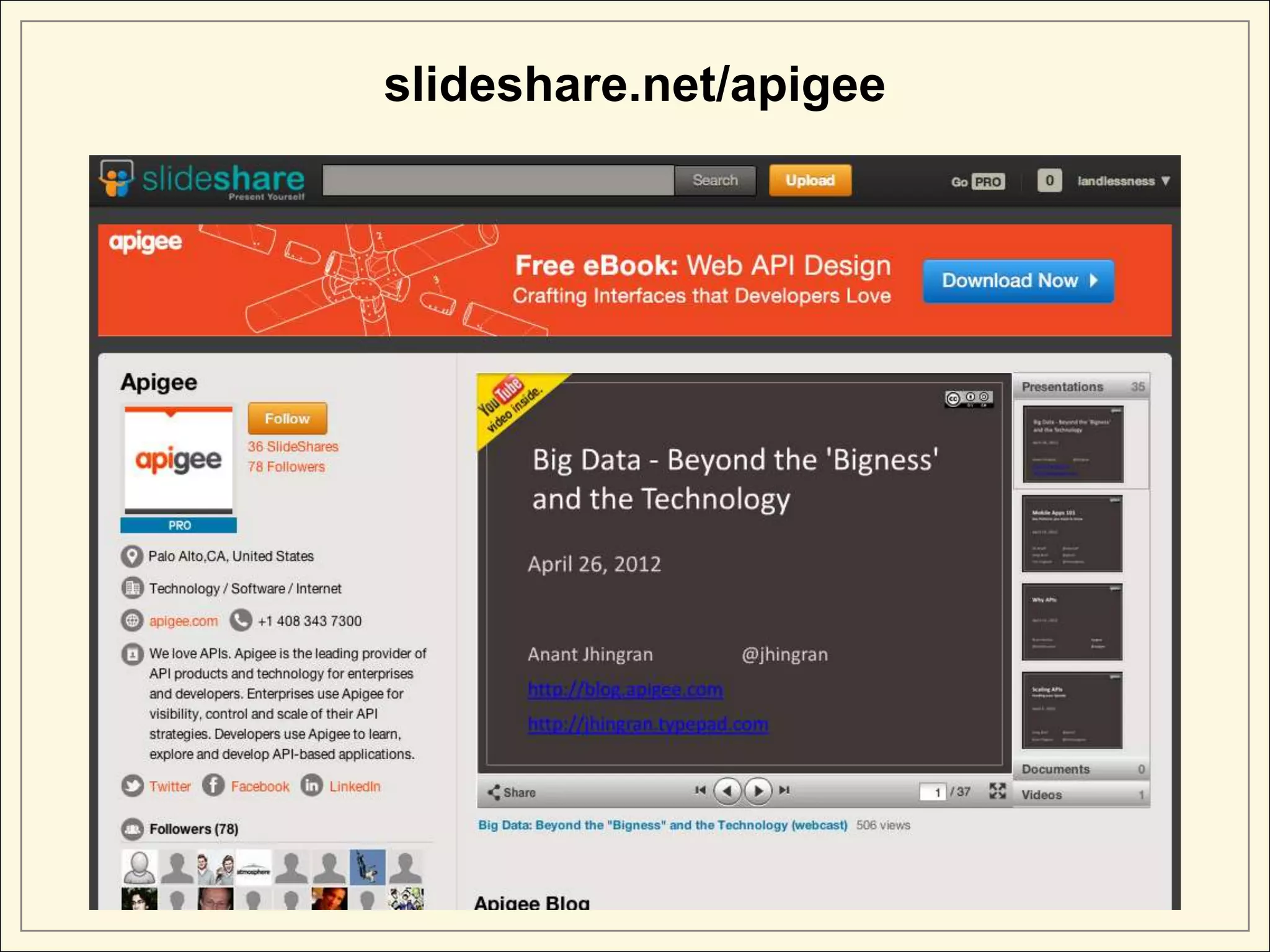 slideshare.net/apigee
 