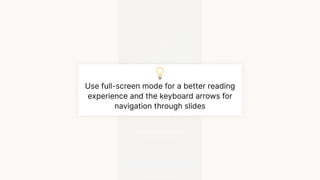 Usefull-screenmodeforabetterreading
experienceandthekeyboardarrowsfor
navigationthroughslides
Usefull-screenmodeforabetter...