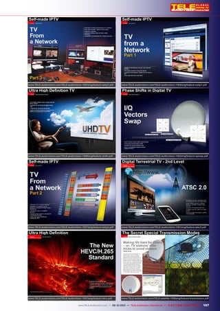 167www.TELE-satellite.com — 06-07/2012 — TELE-satellite International — The World‘s Largest Digital TV Trade Magazine 167www.TELE-audiovision.com — 09-10/2013 — TELE-audiovision International — 全球发行量最大的数字电视杂志
Self-made IPTV
www.TELE-audiovision.com/TELE-audiovision-1307/eng/feature-satip3.pdf
Ultra High Definition TV
www.TELE-audiovision.com/TELE-audiovision-1309/eng/feature-uhdtv.pdf
Self-made IPTV
www.TELE-audiovision.com/TELE-audiovision-1307/eng/feature-satip2.pdf
Ultra High Definition
www.TELE-audiovision.com/TELE-audiovision-1307/eng/feature-hevc.pdf
Self-made IPTV
www.TELE-audiovision.com/TELE-audiovision-1305/eng/feature-satip1.pdf
Phase Shifts in Digital TV
www.TELE-audiovision.com/TELE-audiovision-1303/eng/feature-iqswap.pdf
Digital Terrestrial TV - 2nd Level
www.TELE-audiovision.com/TELE-audiovision-1301/eng/feature-atsc2.pdf
The Secret Special Transmission Modes
www.TELE-audiovision.com/TELE-satellite-1209/eng/feature-transmission.pdf
167
 