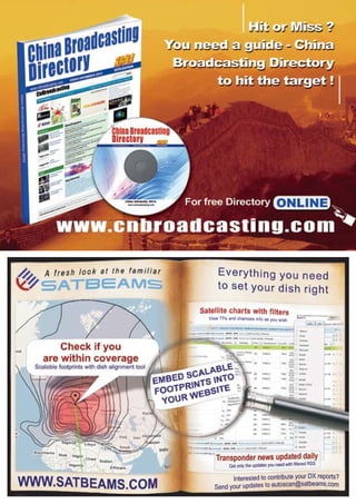 211www.TELE-audiovision.com — 09-10/2013 — TELE-audiovision International — 全球发行量最大的数字电视杂志
 