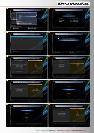 6
7
11
12
13
14
15
8
9
10
77www.TELE-audiovision.com — 09-10/2013 — TELE-audiovision International — 全球发行量最大的数字电视杂志
 